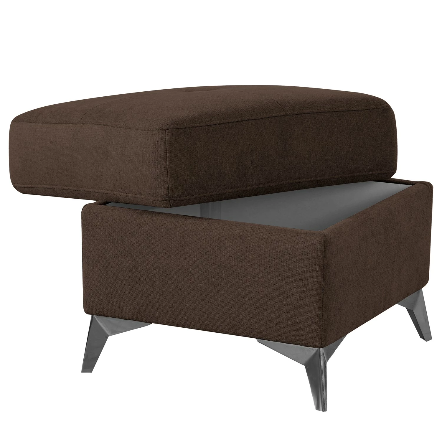 Fredriks Repose-pieds DeWitt - Tissage à plat - Tissu Olea: Espresso 6 Fredriks Repose-pieds DeWitt - Tissage à plat - Tissu Olea: Espresso – Image 4