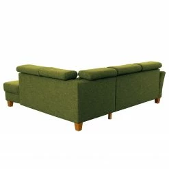 Fredriks Canapé d’angle Eustis - Tissage à plat - Tissu Amra: ert pistache - Méridienne longue à droite (vue de face) - Sans fonction couchage -loftscape Boutique 1000314664 211221 13053501087 DETAILS P000000001000314664