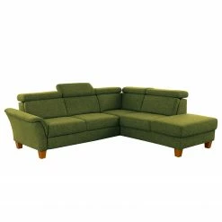 Fredriks Canapé d’angle Eustis - Tissage à plat - Tissu Amra: ert pistache - Méridienne longue à droite (vue de face) - Sans fonction couchage -loftscape Boutique 1000314664 211221 13054301176 DETAILS P000000001000314664