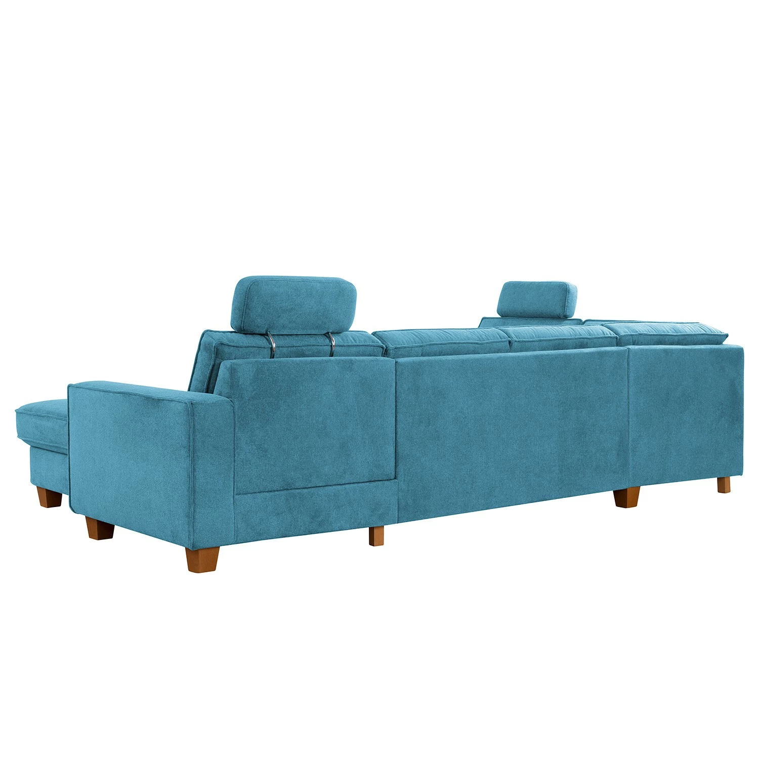 Fredriks Canapé panoramique Ford Point - Tissage à plat - Tissu Palila: Bleu clair - Méridienne longue à gauche (vue de face) - Avec fonction couchage 8 Fredriks Canapé panoramique Ford Point - Tissage à plat - Tissu Palila: Bleu clair - Méridienne longue à gauche (vue de face) - Avec fonction couchage – Image 6