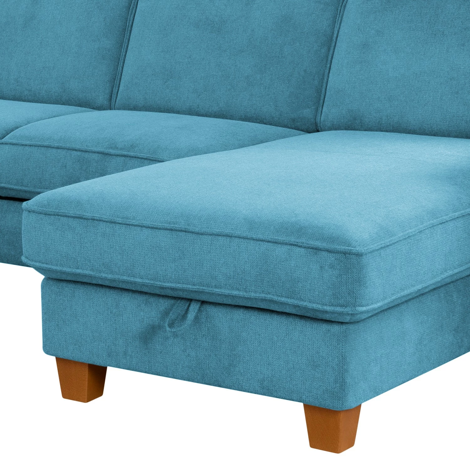 Fredriks Canapé panoramique Ford Point - Tissage à plat - Tissu Palila: Bleu clair - Méridienne longue à gauche (vue de face) - Avec fonction couchage 13 Fredriks Canapé panoramique Ford Point - Tissage à plat - Tissu Palila: Bleu clair - Méridienne longue à gauche (vue de face) - Avec fonction couchage – Image 11