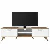 Loftscape Meuble TV Rangun - Imitation chêne / Blanc -loftscape Boutique 1000314895 211214 13383300134 IMAGE P000000001000314895