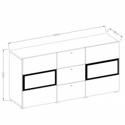 Loftscape Enfilade Adschman - Noir brillant / Noir mat 11 Loftscape Enfilade Adschman - Noir brillant / Noir mat -loftscape Boutique 1000314944 211209 133342000518 SKETCH DETAILS P000000001000314944 sketch