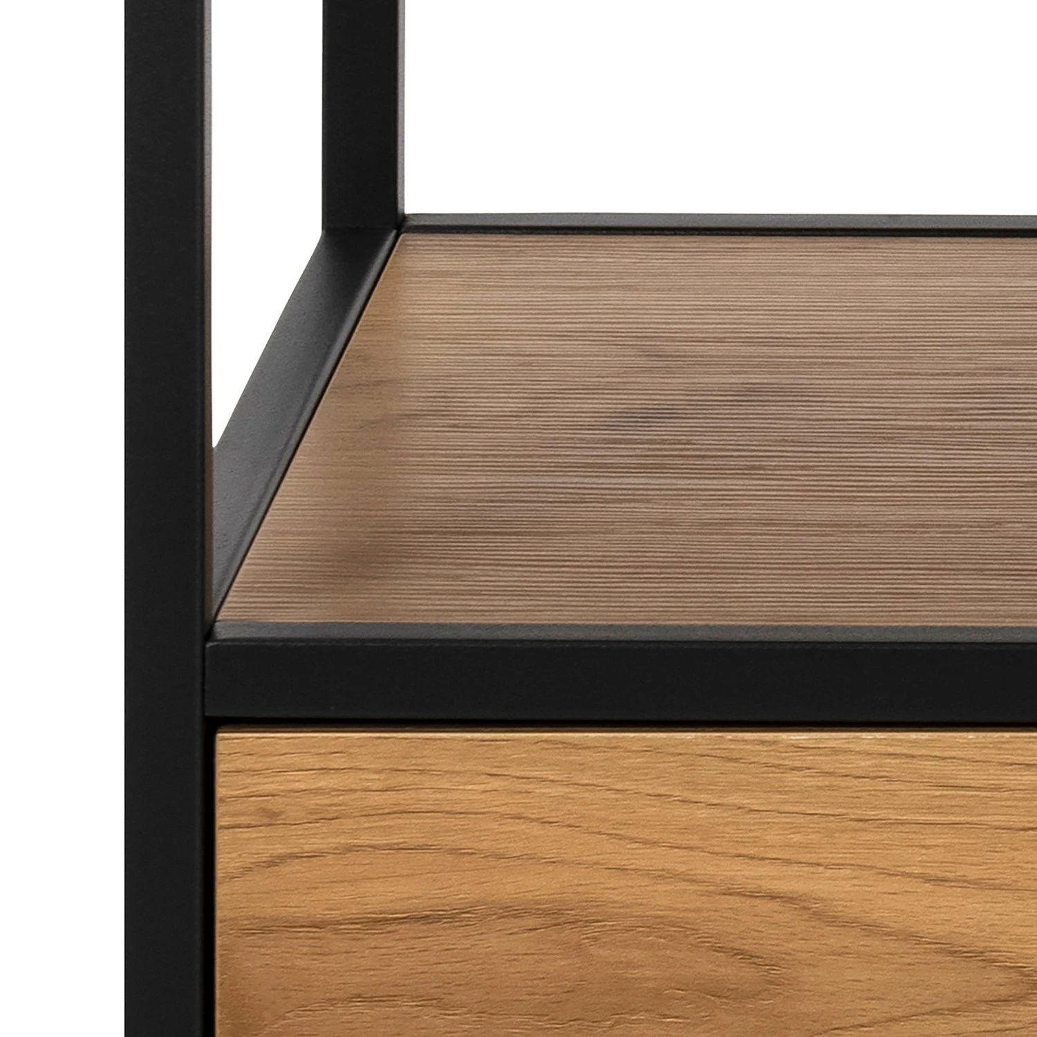 Red Living Meuble TV Coogee II - Imitation chêne sauvage / Noir 10 Red Living Meuble TV Coogee II - Imitation chêne sauvage / Noir – Image 8