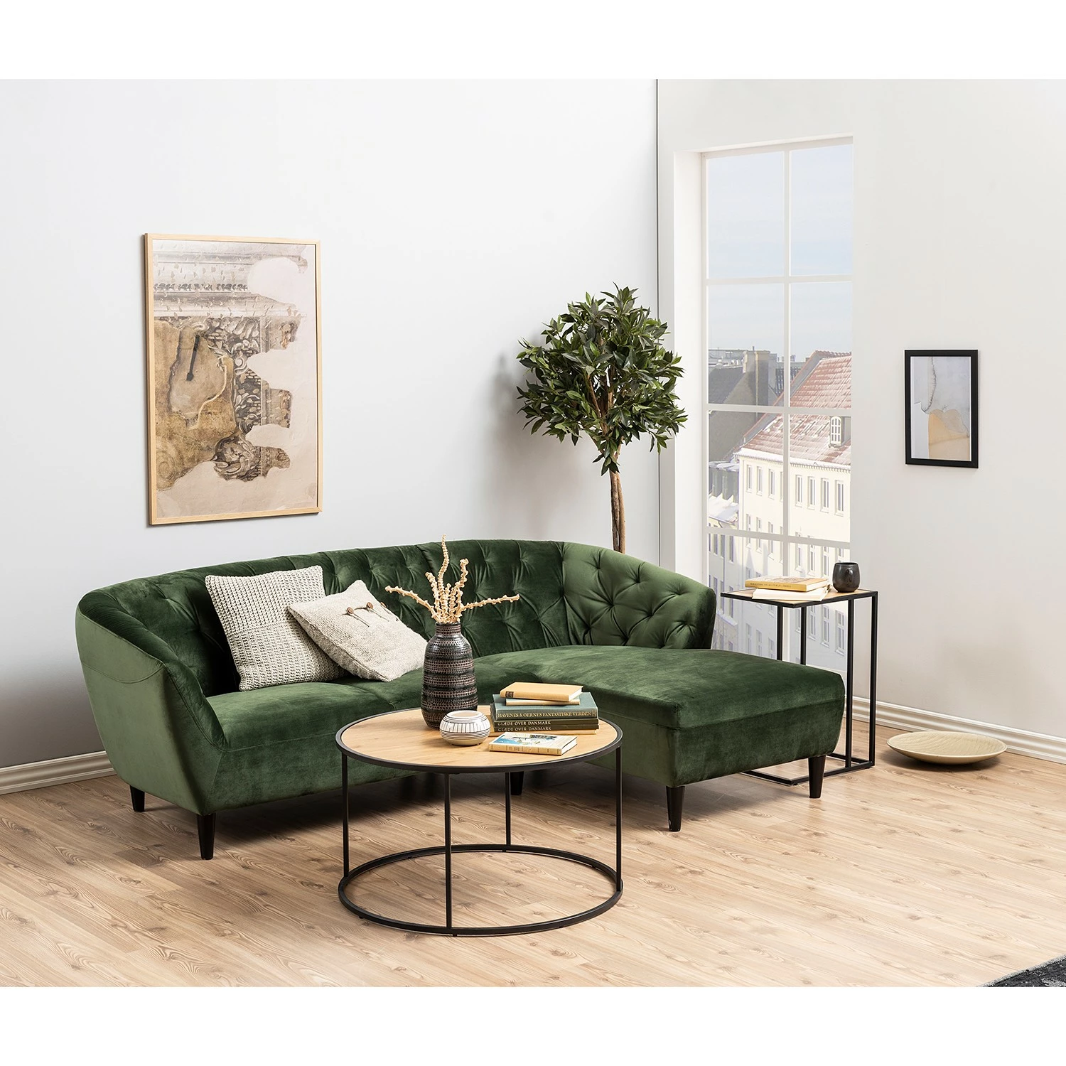 Red Living Table basse Coogee III - Imitation chêne sauvage / Noir 5 Red Living Table basse Coogee III - Imitation chêne sauvage / Noir – Image 3