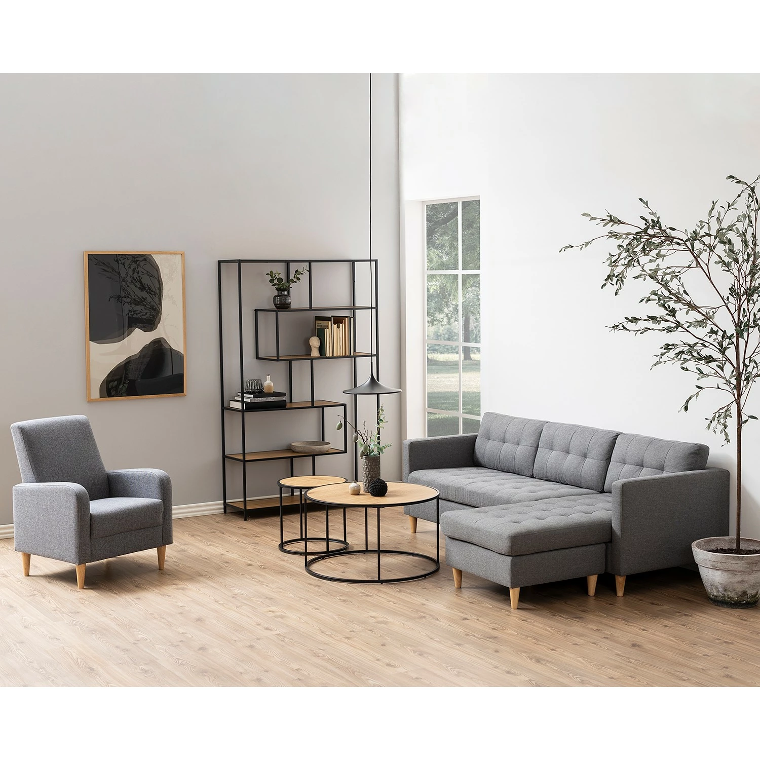 Red Living Table basse Coogee III - Imitation chêne sauvage / Noir 6 Red Living Table basse Coogee III - Imitation chêne sauvage / Noir – Image 4