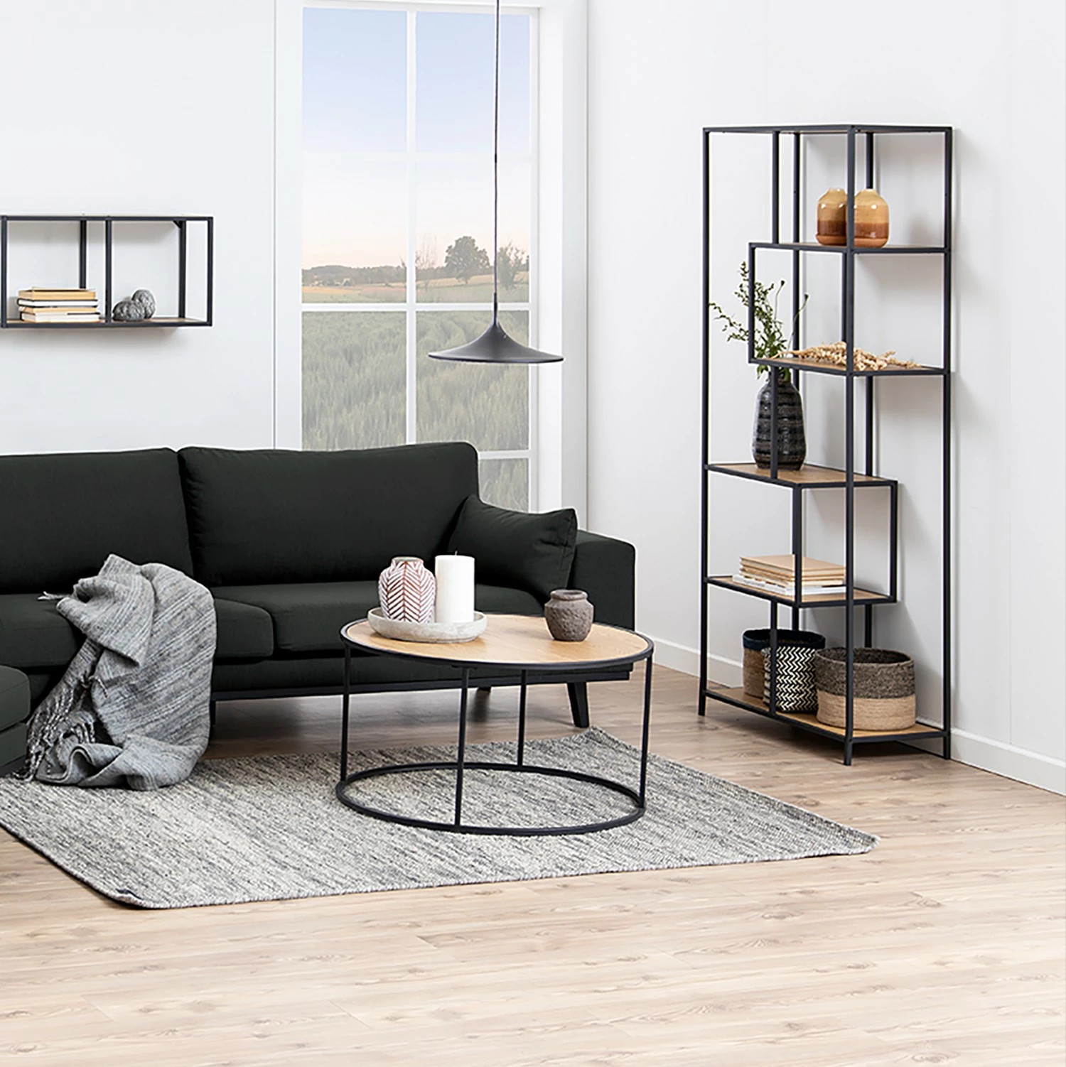 Red Living Table basse Coogee III - Imitation chêne sauvage / Noir 8 Red Living Table basse Coogee III - Imitation chêne sauvage / Noir – Image 6