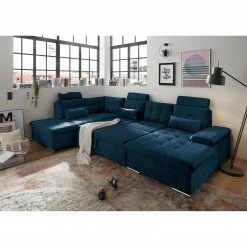 Fredriks Canapé panoramique Puntiro III - Microfibre Salvo: Bleu nuit - Méridienne courte à droite / longue à gauche (vue de face) - Avec fonction couchage 18 Fredriks Canapé panoramique Puntiro III - Microfibre Salvo: Bleu nuit - Méridienne courte à droite / longue à gauche (vue de face) - Avec fonction couchage -loftscape Boutique 1000315689 220728 021 MOOD DETAILS P000000001000315689 mood