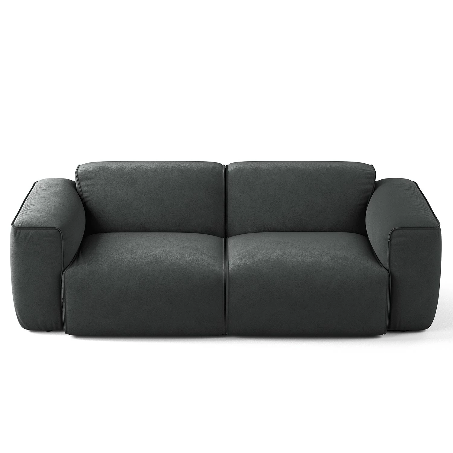 Studio Copenhagen Canapé 2 places HUDSON - Microfibre Teda: Anthracite 7 Studio Copenhagen Canapé 2 places HUDSON - Microfibre Teda: Anthracite – Image 5