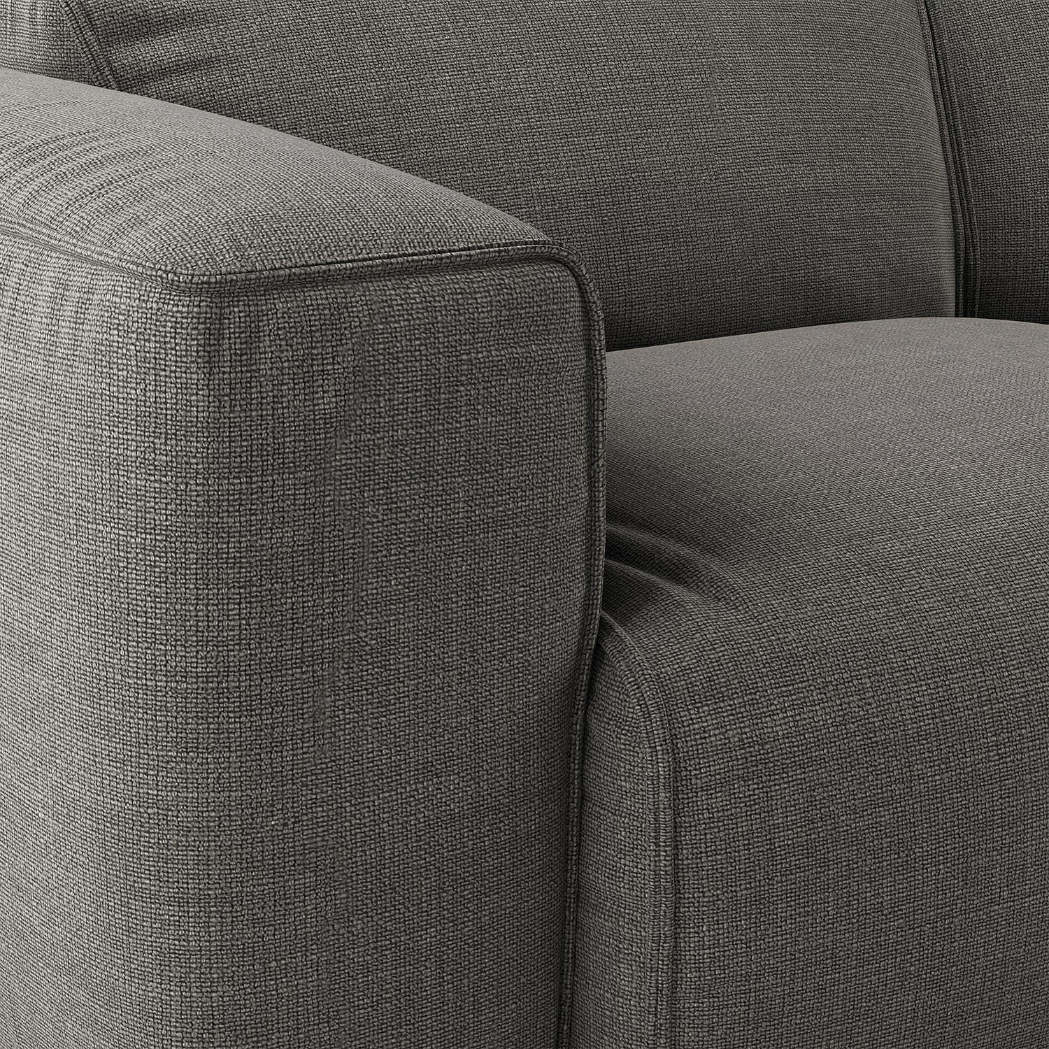 Studio Copenhagen Canapé 2 places HUDSON - Tissu Reeni: Gris foncé 8 Studio Copenhagen Canapé 2 places HUDSON - Tissu Reeni: Gris foncé – Image 6