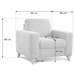 Loftscape Fauteuil Gothem - Tissu Palila: Anthracite -loftscape Boutique 1000317026 220120 115413000527 SKETCH DETAILS P000000001000317026 sketch