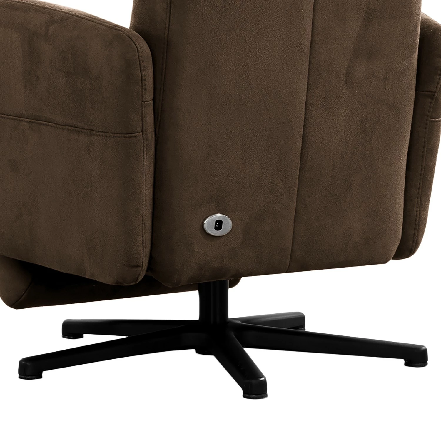 Loftscape Fauteuil relax Gosport - Microfibre Flavie: Nougat - Fonction relaxation - Avec aide au redressement - Réglage électrique : 2 moteurs avec batterie 12 Loftscape Fauteuil relax Gosport - Microfibre Flavie: Nougat - Fonction relaxation - Avec aide au redressement - Réglage électrique : 2 moteurs avec batterie – Image 10