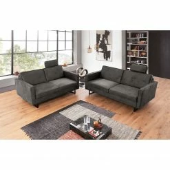 Loftscape Canapé Godow (2/3 places) - Microfibre Flavie: Gris -loftscape Boutique 1000317078 220120 11545200538 MOOD DETAILS P000000001000317078 mood