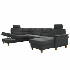 Loftscape Canapé panoramique Corvus - Microfibre Alais: Gris - Méridienne longue à gauche (vue de face) - Avec fonction couchage -loftscape Boutique 1000317108 220120 11552700895 DETAILS P000000001000317108