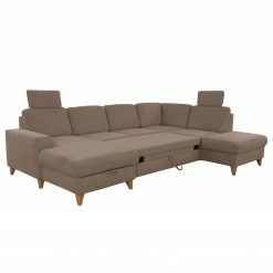 Loftscape Canapé panoramique Gothem - Tissu Palila: Nougat - Méridienne longue à droite (vue de face) - Avec fonction couchage -loftscape Boutique 1000317147 220120 11560901340 DETAILS P000000001000317147