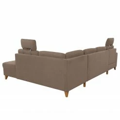 Loftscape Canapé panoramique Gothem - Tissu Palila: Nougat - Méridienne longue à droite (vue de face) - Avec fonction couchage -loftscape Boutique 1000317147 220120 11560901373 DETAILS P000000001000317147