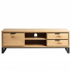 Loftscape Meuble TV Limoges - Placage en bois véritable / Métal -Chêne / Noir 12 Loftscape Meuble TV Limoges - Placage en bois véritable / Métal -Chêne / Noir -loftscape Boutique 1000319417 220107 10192800047 DETAILS P000000001000319417