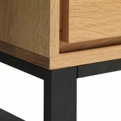 Loftscape Meuble TV Limoges - Placage en bois véritable / Métal -Chêne / Noir 16 Loftscape Meuble TV Limoges - Placage en bois véritable / Métal -Chêne / Noir -loftscape Boutique 1000319417 220107 10192800055 DETAILS P000000001000319417