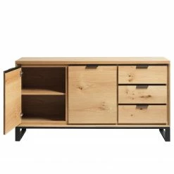 Loftscape Enfilade Limoges - Placage en bois véritable / Métal -Chêne / Noir -loftscape Boutique 1000319435 220107 101929000119 DETAILS P000000001000319435