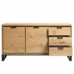 Loftscape Enfilade Limoges - Placage en bois véritable / Métal -Chêne / Noir -loftscape Boutique 1000319435 220107 101929000121 DETAILS P000000001000319435