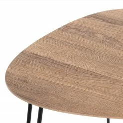 Red Living Bout de canapé Booragoon I - Métal - Imitation chêne / Noir -loftscape Boutique 1000319826 220112 121226000044 DETAILS P000000001000319826