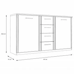 Loftscape Buffet Janem - Chêne bianco -loftscape Boutique 1000324985 220117 08220500626 SKETCH DETAILS P000000001000324985 sketch