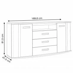 Loftscape Buffet Rubik - Imitation chêne de sable / Blanc brillant 19 Loftscape Buffet Rubik - Imitation chêne de sable / Blanc brillant -loftscape Boutique 1000328747 220204 153051000500 SKETCH DETAILS P000000001000328747 sketch
