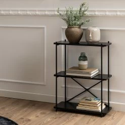 Red Living Étagère Visby - Noir 12 Red Living Étagère Visby - Noir -loftscape Boutique 1000329350 220223 020 MOOD DETAILS P000000001000329350 mood