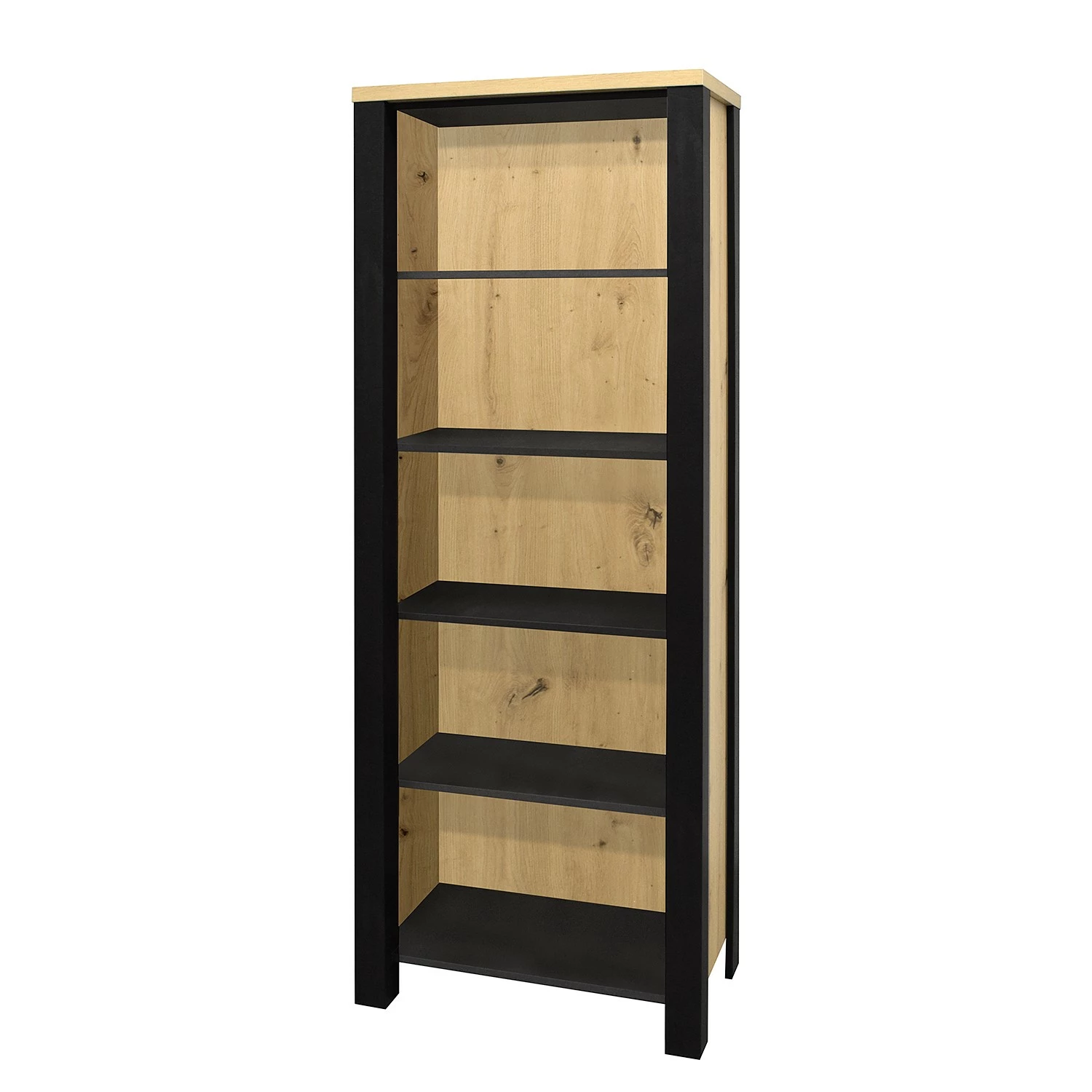 Red Living Étagère Zagora - Imitation chêne à nœuds / Noir 3 Red Living Étagère Zagora - Imitation chêne à nœuds / Noir