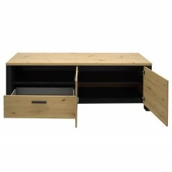 Red Living Meuble TV Zagora - Imitation chêne à nœuds / Noir -loftscape Boutique 1000329412 220203 15484300050 DETAILS P000000001000329412