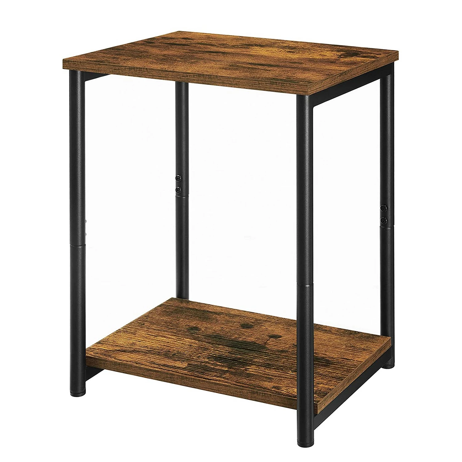 Red Living Bout de canapé Uberto - Marron / Noir 3 Red Living Bout de canapé Uberto - Marron / Noir