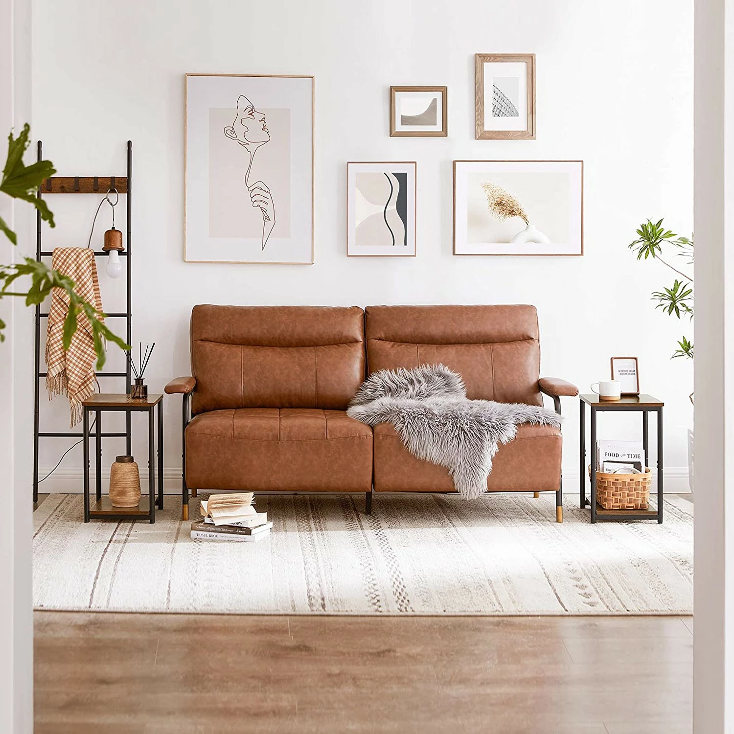 Red Living Bout de canapé Uberto - Marron / Noir 6 Red Living Bout de canapé Uberto - Marron / Noir – Image 4