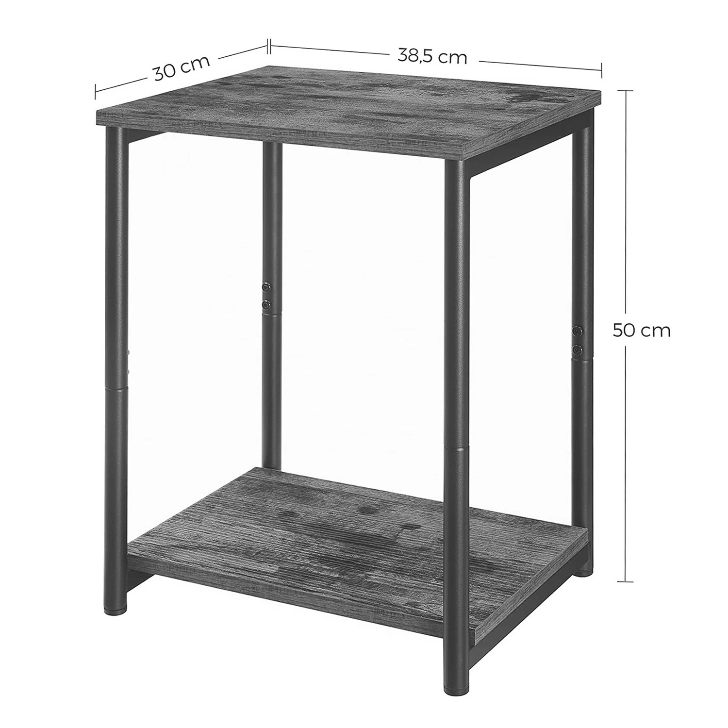 Red Living Bout de canapé Uberto - Marron / Noir 11 Red Living Bout de canapé Uberto - Marron / Noir – Image 9