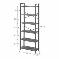 Red Living Étagère Leesville VIII - Marron / Noir -loftscape Boutique 1000329421 220203 161555000500 SKETCH DETAILS P000000001000329421 sketch