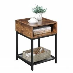 Red Living Bout de canapé Bettyhill III - Métal - Marron / Noir -loftscape Boutique 1000329430 220203 1615590050 DETAILS P000000001000329430