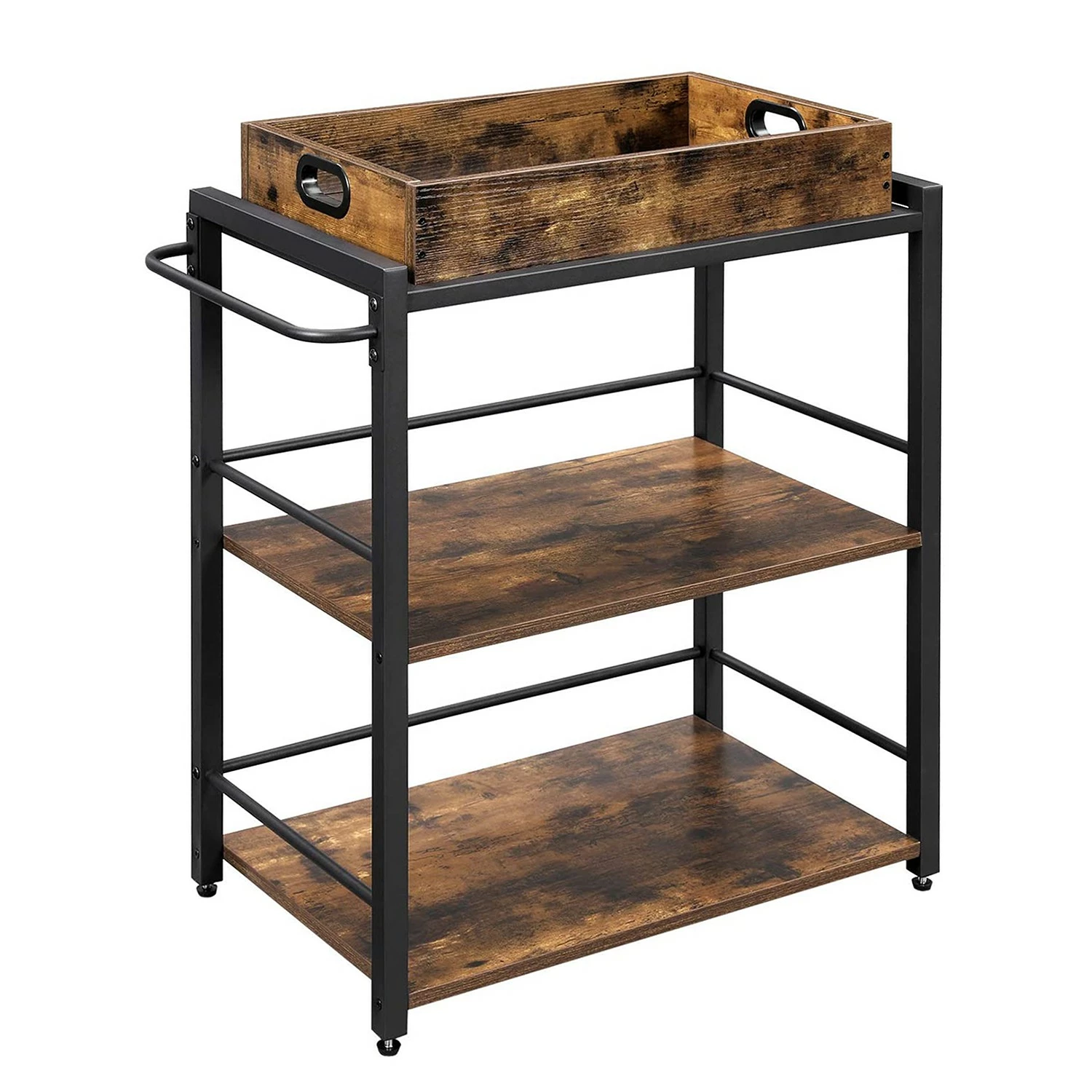 Red Living Desserte Leesville - Marron / Noir 6 Red Living Desserte Leesville - Marron / Noir – Image 4