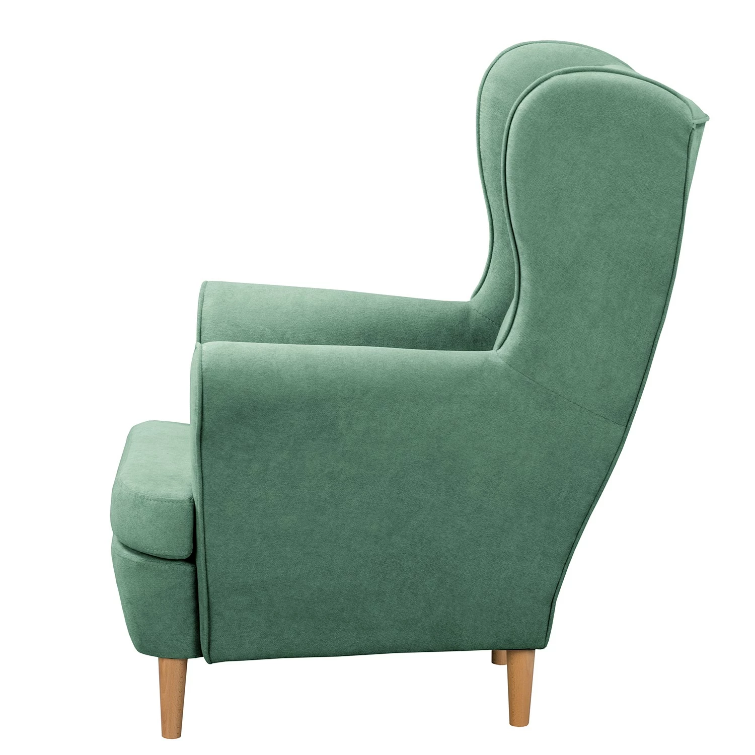 Norrwood Fauteuil bergère Ranu I - Microfibre Enza: Vert menthe 6 Norrwood Fauteuil bergère Ranu I - Microfibre Enza: Vert menthe – Image 4