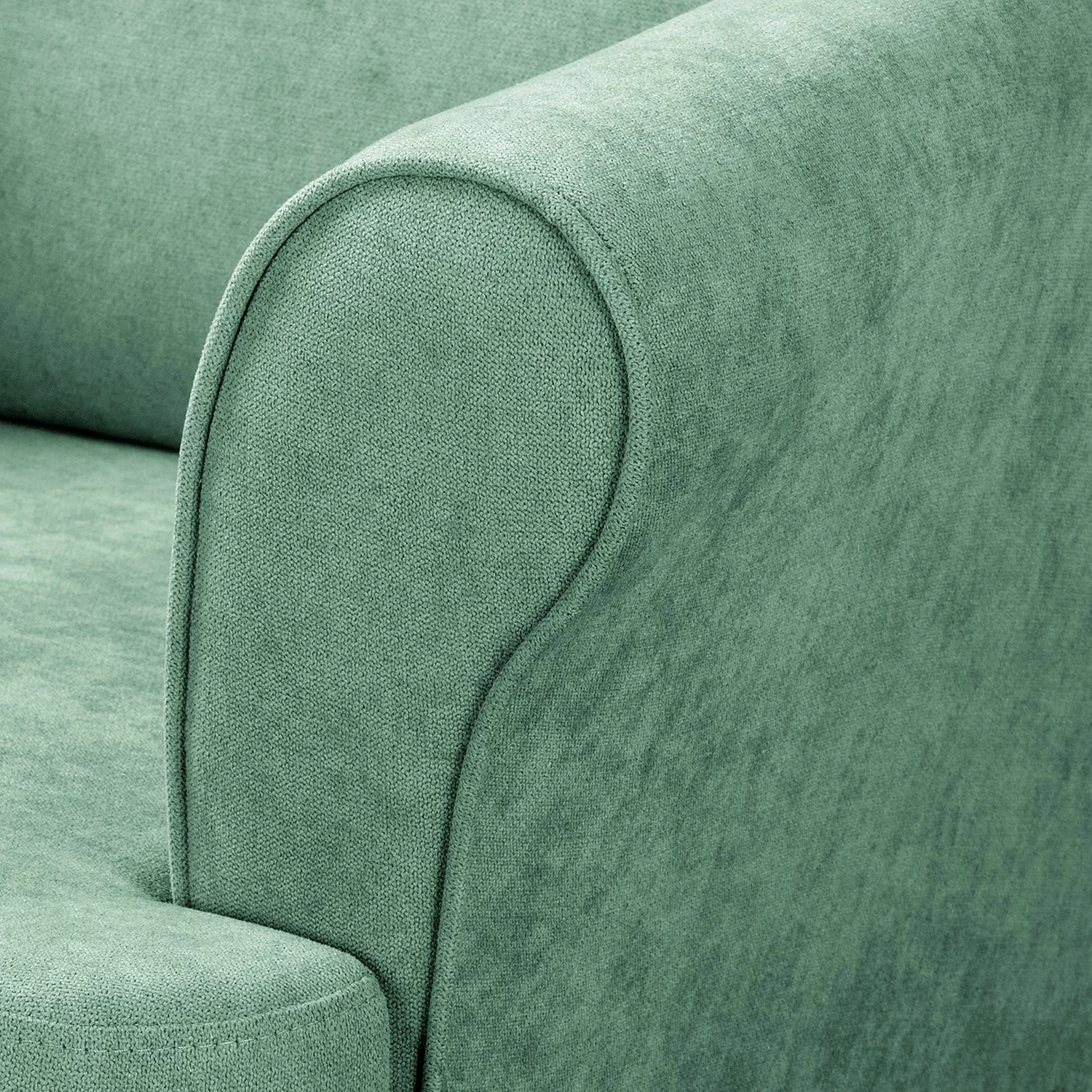 Norrwood Fauteuil bergère Ranu I - Microfibre Enza: Vert menthe 10 Norrwood Fauteuil bergère Ranu I - Microfibre Enza: Vert menthe – Image 8