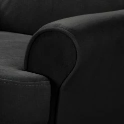 Norrwood Fauteuil bergère Ranu II - Microfibre Jada: Noir -loftscape Boutique 1000329985 220304 062 DETAILS P000000001000329985