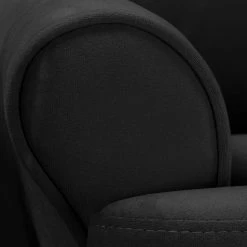 Norrwood Fauteuil bergère Ranu II - Microfibre Jada: Noir -loftscape Boutique 1000329985 220304 063 DETAILS P000000001000329985