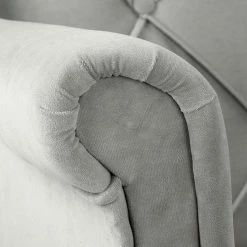 Norrwood Fauteuil bergère Olmen - Microfibre Jada: Bleu gris -loftscape Boutique 1000329996 220304 064 DETAILS P000000001000329996