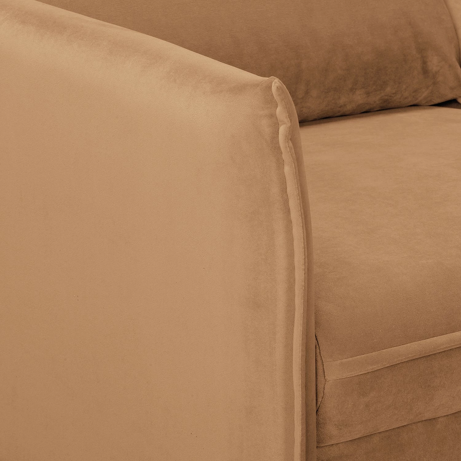 Norrwood Canapé Palawan (2 places) - Velours Ravi: Marron clair 9 Norrwood Canapé Palawan (2 places) - Velours Ravi: Marron clair – Image 7