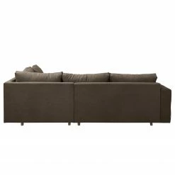 Norrwood Canapé d’angle Meyford - Microfibre Enza: Noix de muscade - Méridienne longue à droite (vue de face) - Sans repose-pieds -loftscape Boutique 1000330058 220304 032 DETAILS P000000001000330058