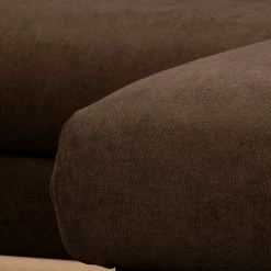 Norrwood Canapé d’angle Nante - Microfibre Enza: Chocolat - Méridienne longue à droite (vue de face) -loftscape Boutique 1000330144 220304 066 DETAILS P000000001000330144