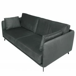 Norrwood Canapé Frederike (3 places) - Microfibre Faria: Gris foncé -loftscape Boutique 1000330778 220214 060 DETAILS P000000001000330778