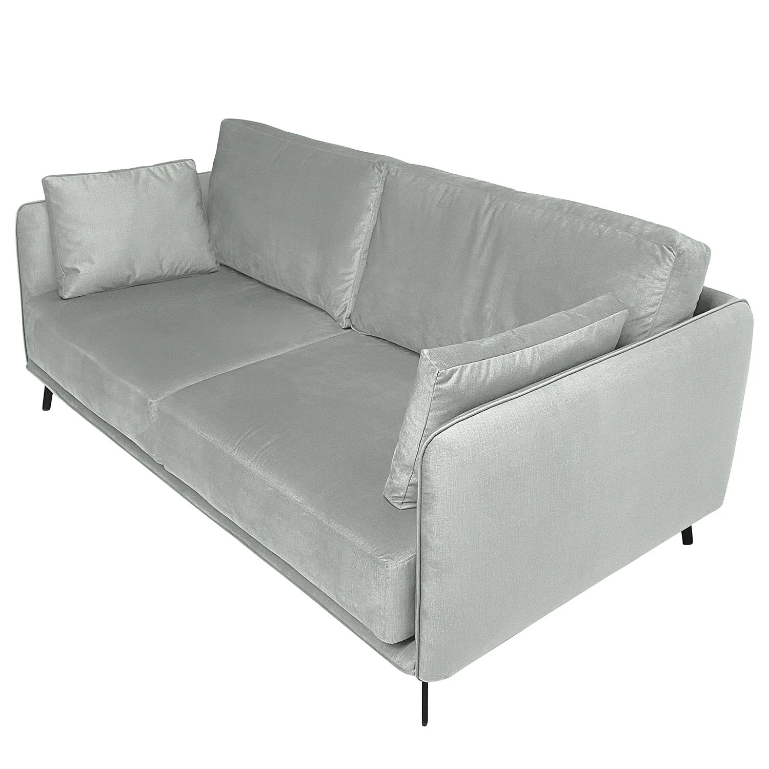 Norrwood Canapé Frederike (2,5 places) - Microfibre Faria: Bleu gris 7 Norrwood Canapé Frederike (2,5 places) - Microfibre Faria: Bleu gris – Image 5