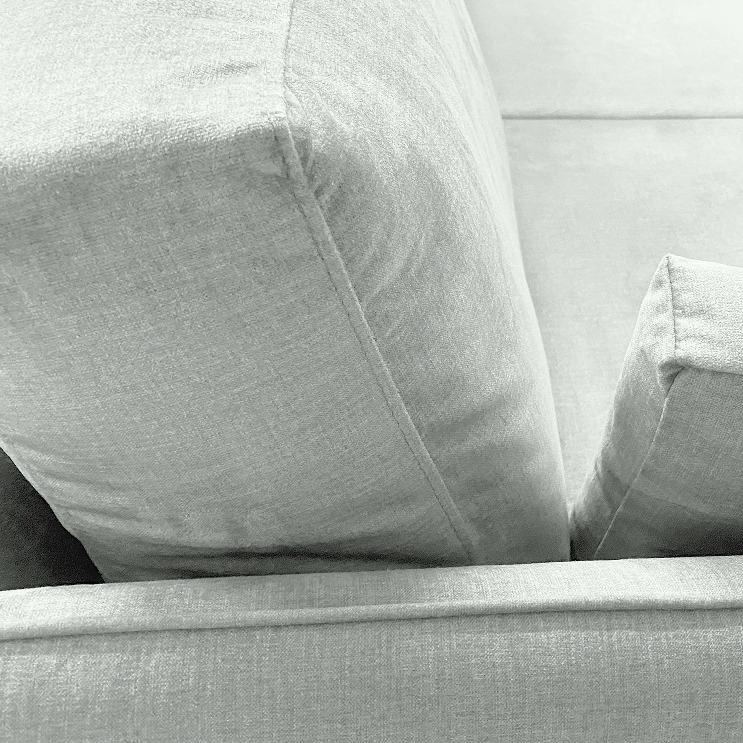 Norrwood Canapé Frederike (2,5 places) - Microfibre Faria: Bleu gris 8 Norrwood Canapé Frederike (2,5 places) - Microfibre Faria: Bleu gris – Image 6