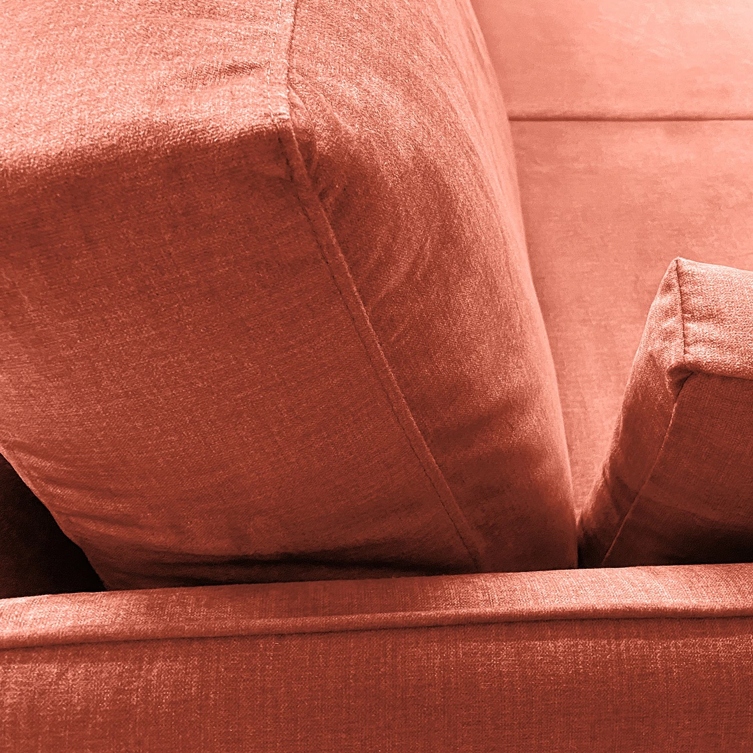 Norrwood Canapé Frederike (2 places) - Microfibre Faria: Corail 8 Norrwood Canapé Frederike (2 places) - Microfibre Faria: Corail – Image 6