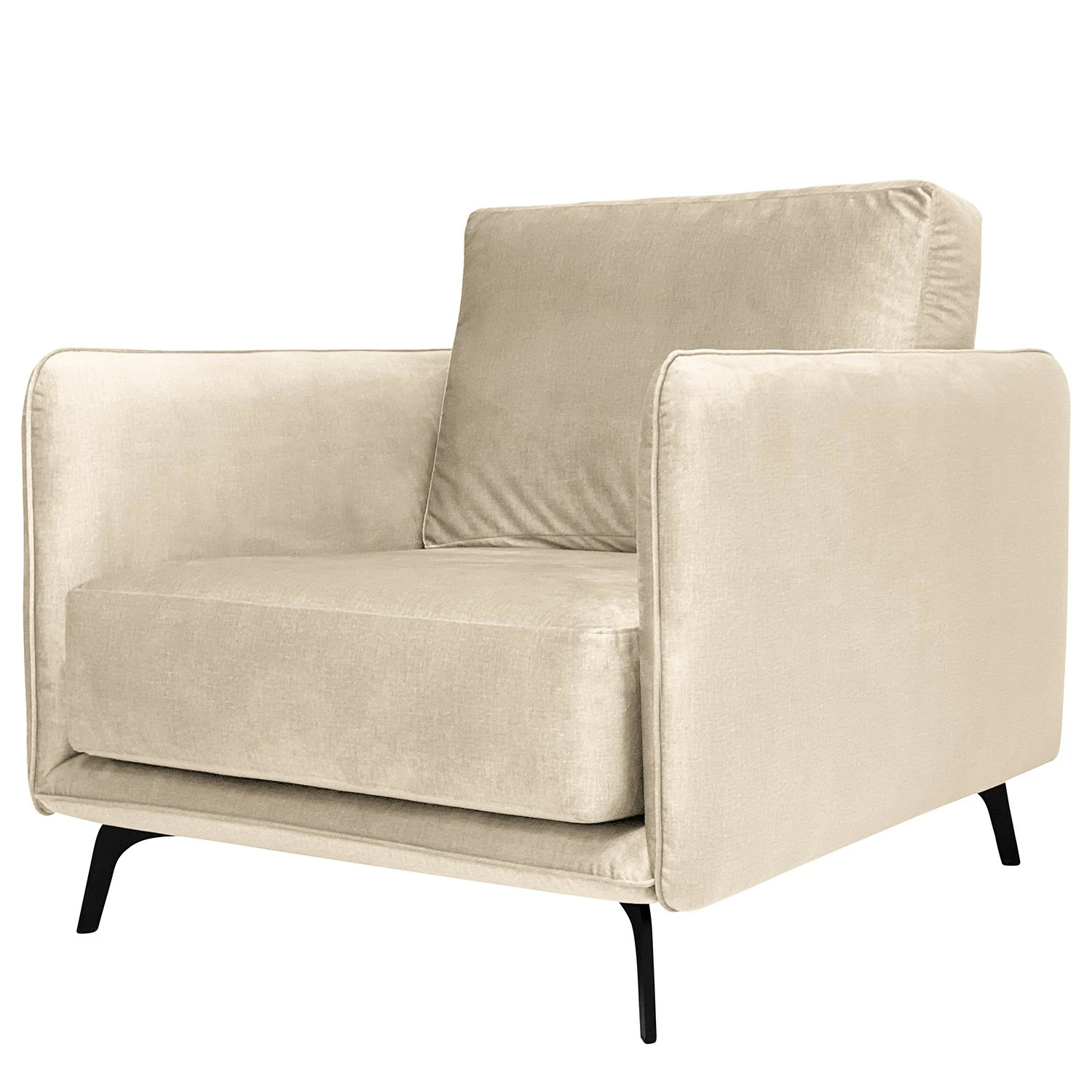 Norrwood Fauteuil Frederike - Microfibre Faria: Cachemire 3 Norrwood Fauteuil Frederike - Microfibre Faria: Cachemire