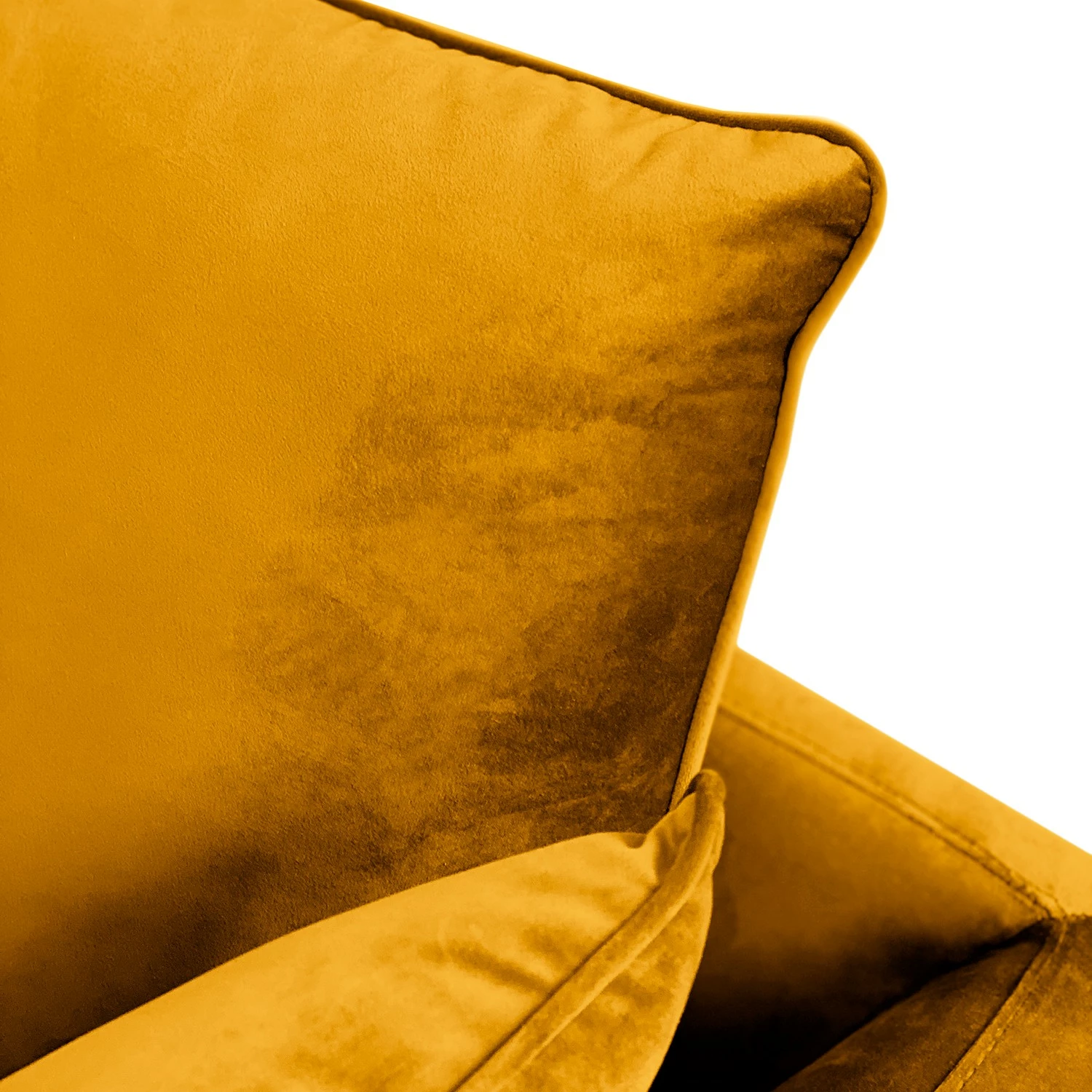 Norrwood Canapé Gobabis (2 places) - Velours Ravi: Jaune moutarde 8 Norrwood Canapé Gobabis (2 places) - Velours Ravi: Jaune moutarde – Image 6